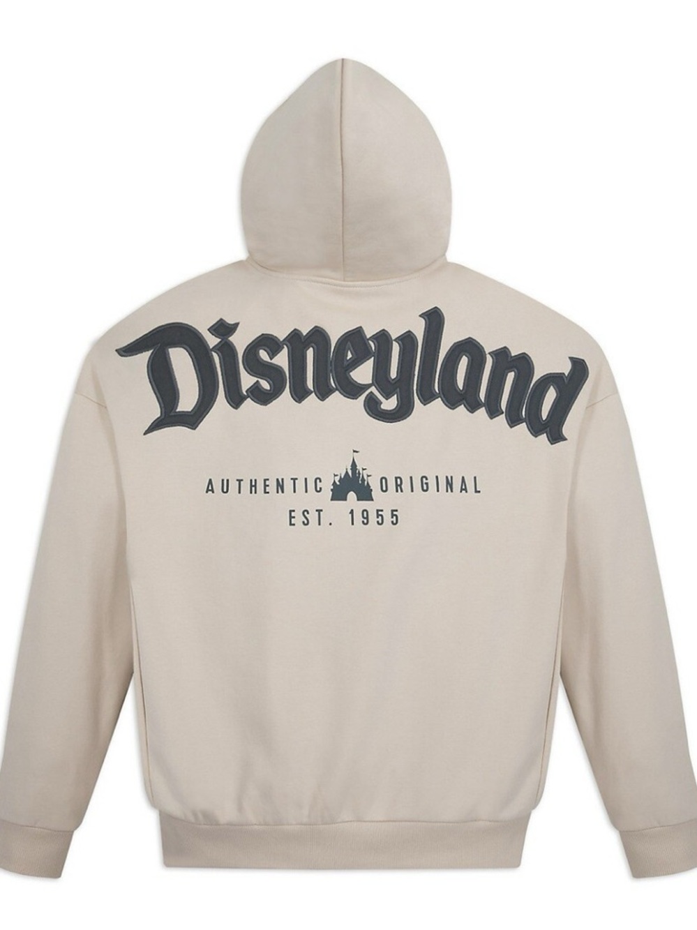 Disneyland Logo Zip Hoodie Blue + Beige
